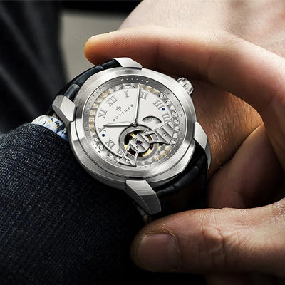 Skeleton Tourbillon Mechanical Wristwatch Automatic