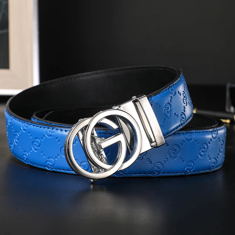 Belt with Double Ring Buckle and Minimal Design