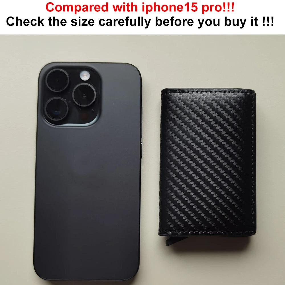 RFID Shield Cardholder Wallet for Slim Card Security