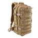 Waterproof Tactical Backpack for Outdoor Mountaineering - Clay