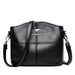 Shoulder Bag with Flap Crossbody for Everyday Use - Black