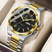 Sport Original Watch Luminous Dial Timepiece Everyday - Gold Black