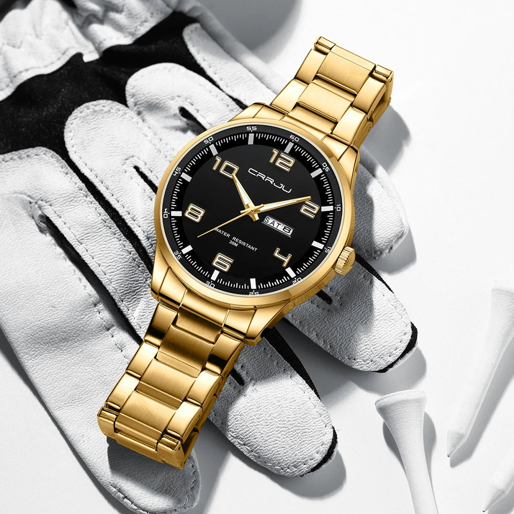 Nocturne Dial Timepiece with Date and Bold Indices