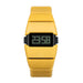 LED Digital Wristwatch Stopwatch Shock Resistant - Gold