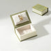 Book Shaped Jewelry Box On The Go Velvet Interior - Red V2