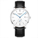 Automatic Wristwatch with Calendar Subdial Classic - Silver Black