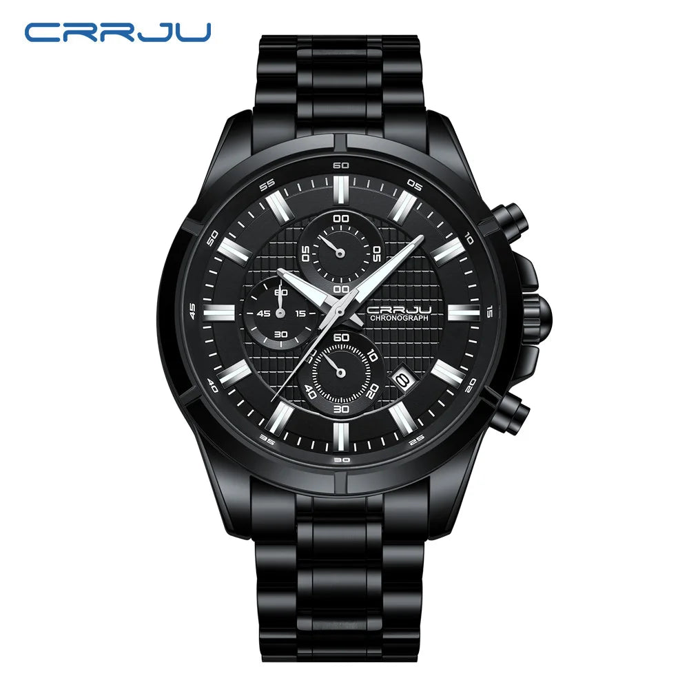 Artisan Chronograph Timepiece With Grid Dial Signature