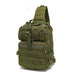 Tactical Travel Backpack with MOLLE System Expandable - Green