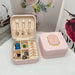 Initial Letter Jewelry Storage Box Travel Organizer - O