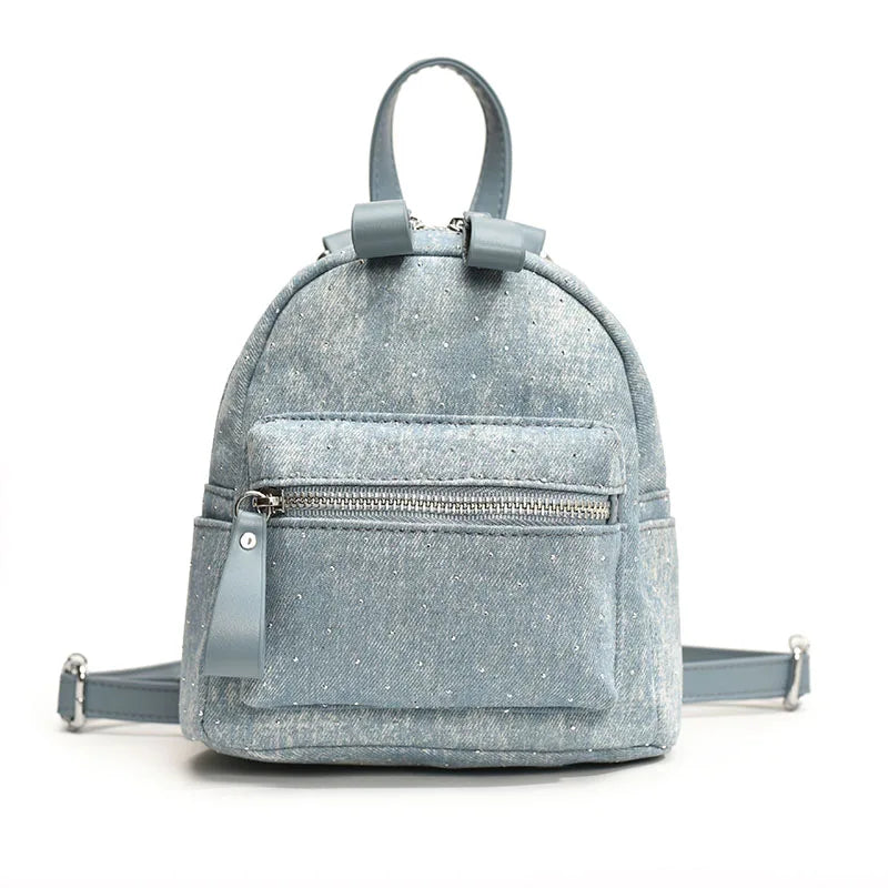 Backpack with Rivet Detail for Everyday Travel and City - WO2MEN