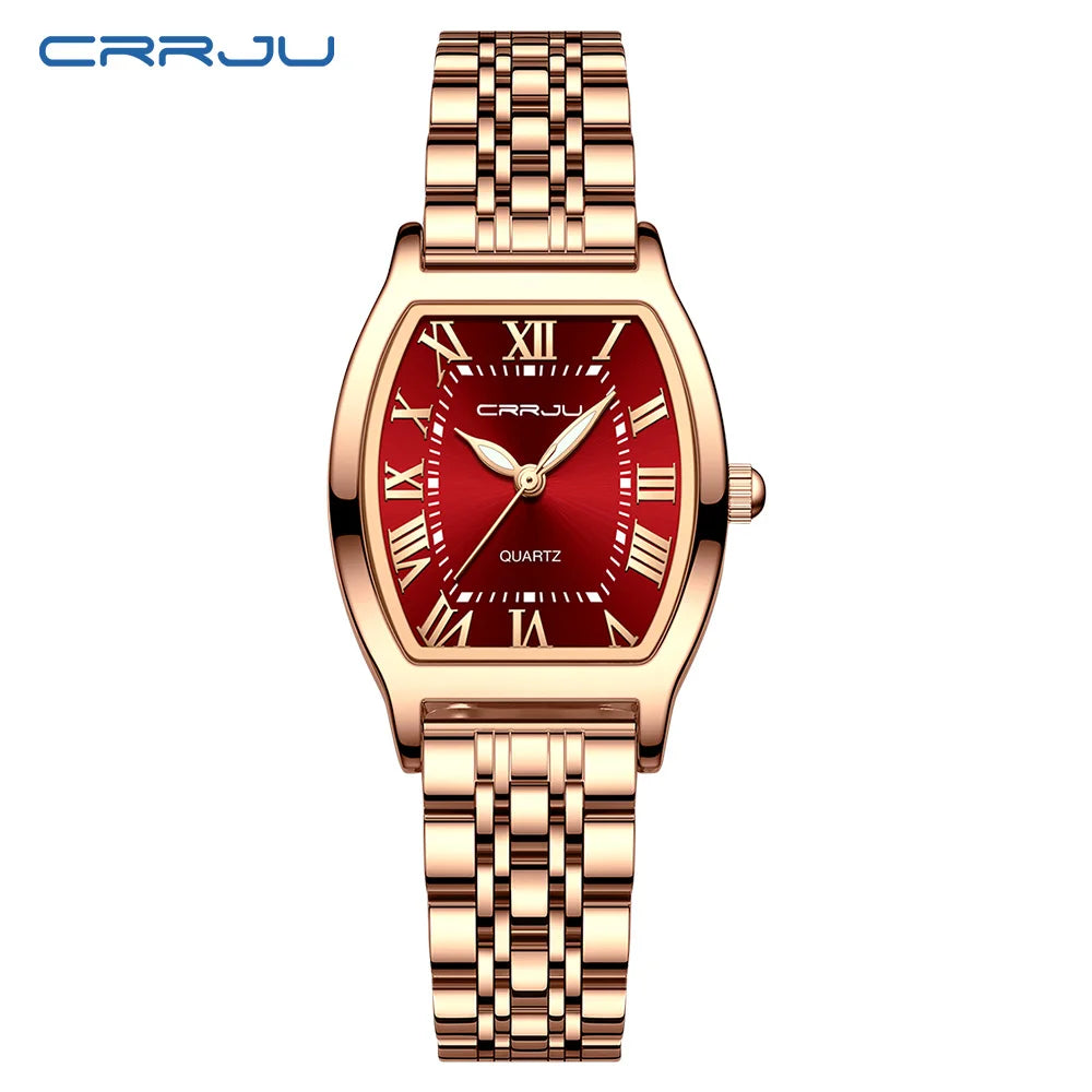 Tonneau Dial Timepiece With Roman Numeral Grace Watch