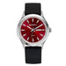 Watch With Week Date Calendar Quartz Dress Timepiece - Red Black
