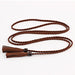 Braided Tassel Belt for Dress Cinch Bohemian Style - Coffee