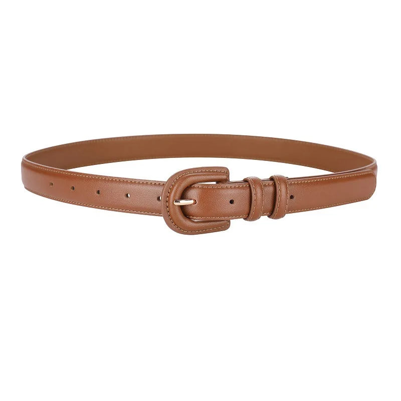 Buckle Belt with Wide Waistband for Everyday Wear