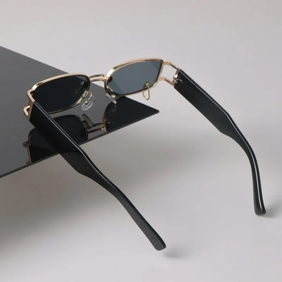 Rectangle Sunglasses with Mirror Lenses for Adults