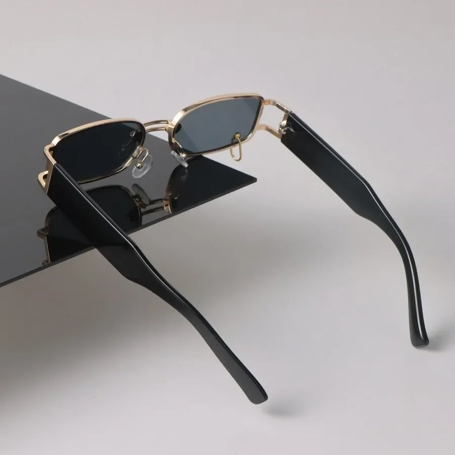 Rectangle Sunglasses with Mirror Lenses for Adults