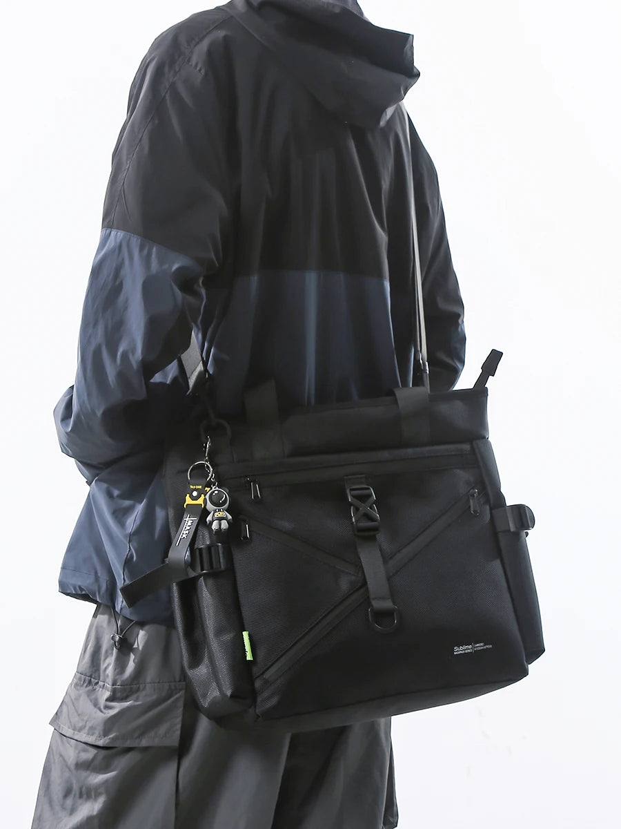 Crossbody Bag for Men Large Capacity with Multiple Pockets