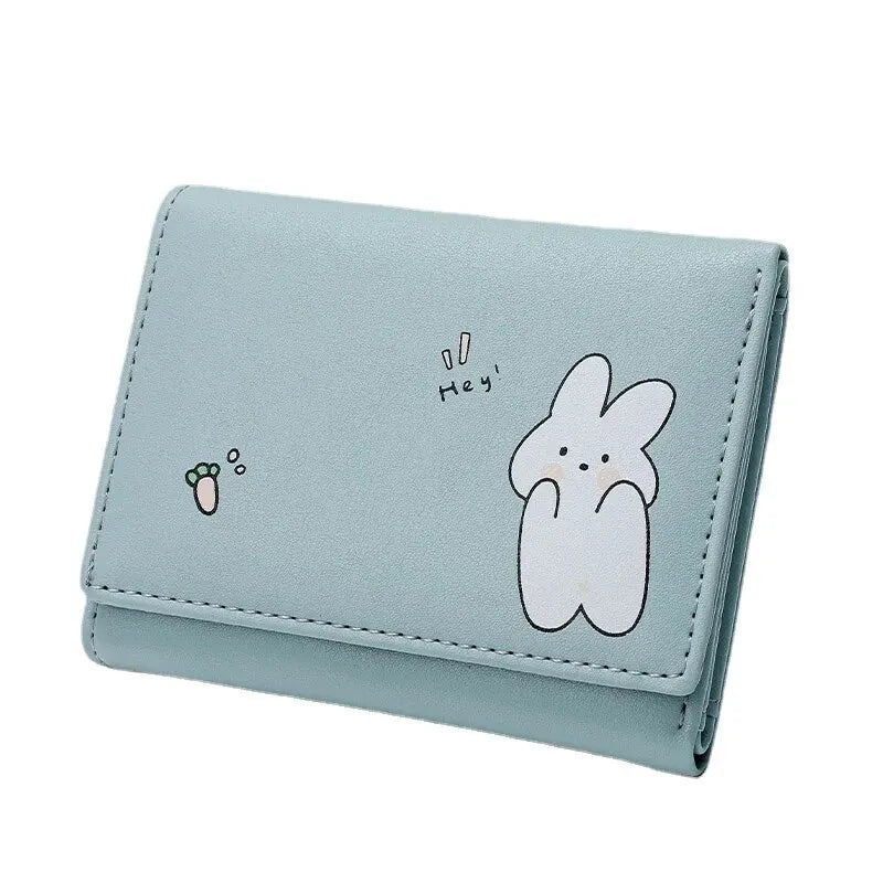 Wallet with Cartoon Animals Hasp Closure for Daily Use - WO2MEN