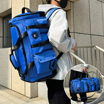 Backpack For Outdoors With Dual Pocket System Straps - WO2MEN
