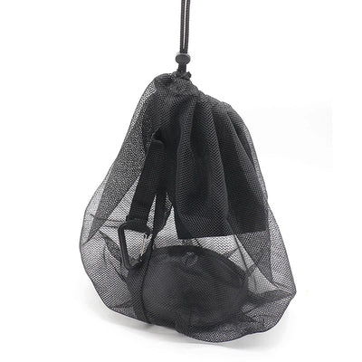 Portable Drawstring Basketball Mesh Bag for Backpack