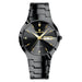Women's Wristwatch with Luminous Dial Date Display - Black Gold