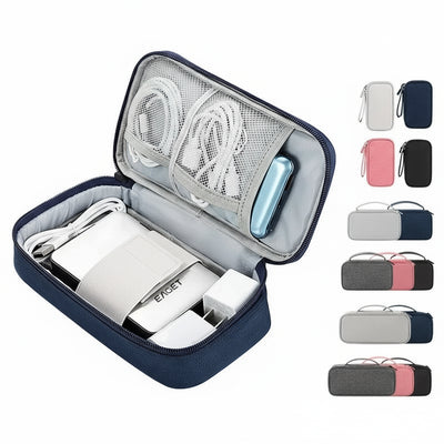 Cable Organizer Bag for Travel and Tech Essentials - WO2MEN