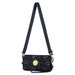 Handbag with Crossbody Strap Compact Rectangular Design - Golden Totem