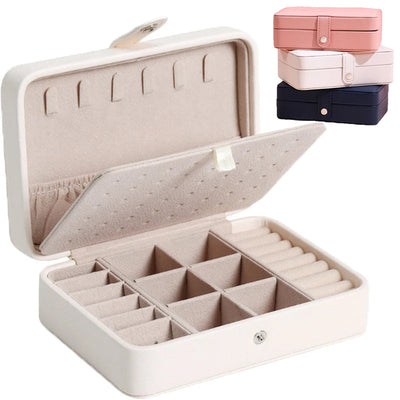 Jewelry Storage Box Travel Organizer Compartments Elite - WO2MEN