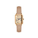 Retro Square Dial Wristwatch With Roman Numerals Grace - Khaki
