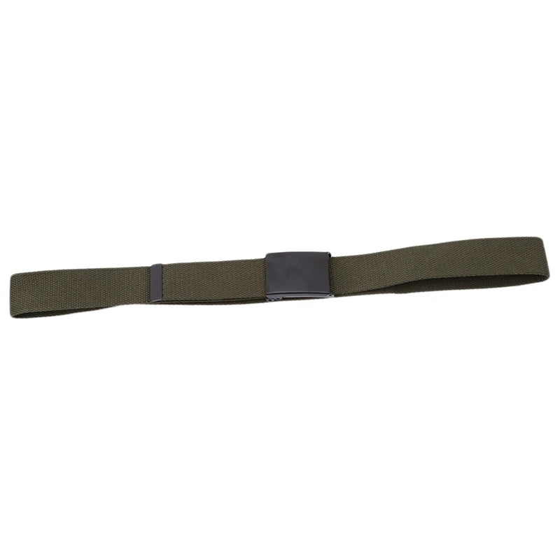 Tactical Outdoor Belt for Men Adjustable Waistband - Military Green