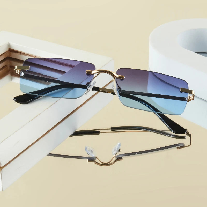 Sunglasses Square Gradient Lenses for Daily Use