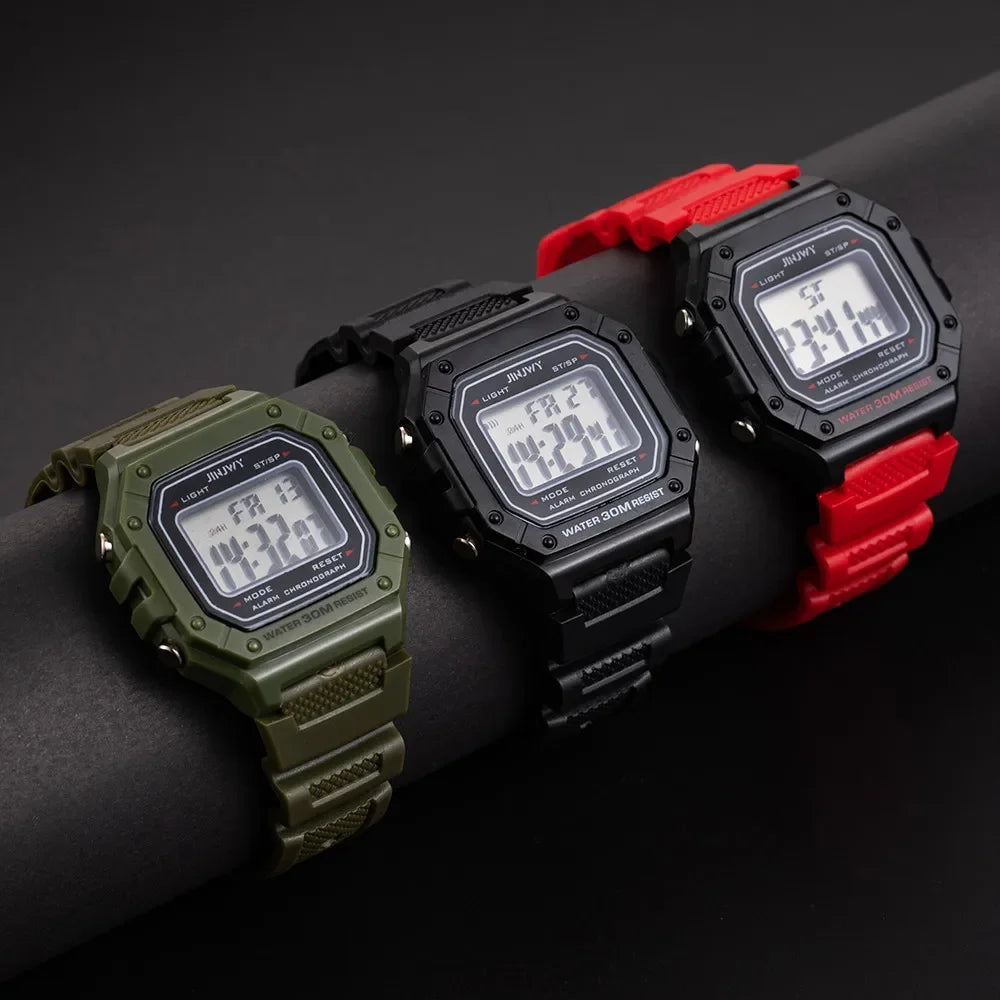 Wristwatch Digital Chronograph Water Resistant