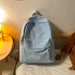 Waterproof Travel Backpack with Front Pocket Design - Blue