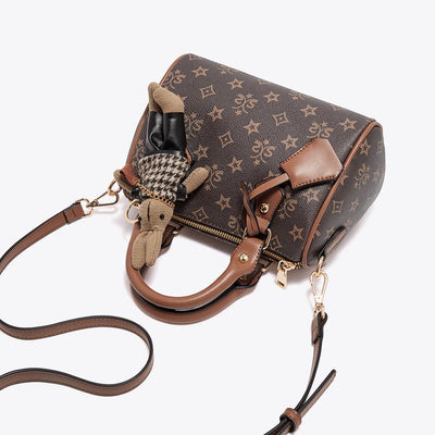 Vintage Monogram Top Handle Bag with Detachable Strap
