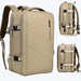 Backpack with Expanding Design for Tech Travel Everyday - Khaki