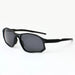 Polarized Sunglasses with Mirrored Lenses UV400 - Black