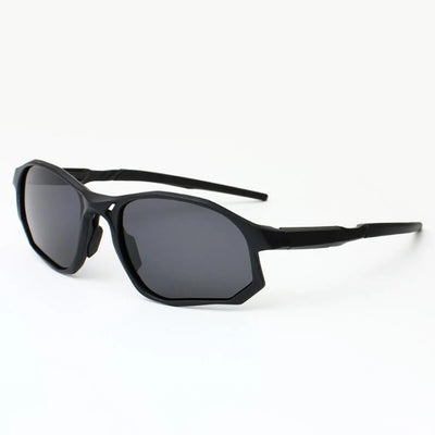 Polarized Sunglasses with Mirrored Lenses UV400 - Black