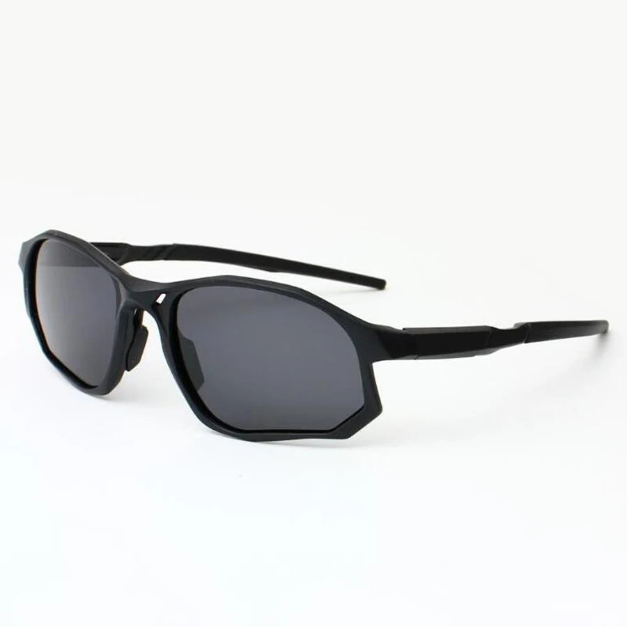 Polarized Sunglasses with Mirrored Lenses UV400 - Black