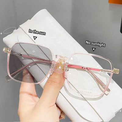Photochromic Glasses With Translucent Frame Elegance - WO2MEN