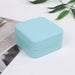 Portable Travel Jewellery Box Organizer Case Compact - Blue