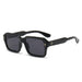 Sunglasses Square Frame Gradient Lenses UV400 - Black Grey