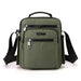 Crossbody Bag for Men with Bottle Pocket 4 Layer Design - Green