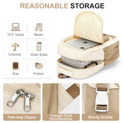 High Capacity Student Backpack with Laptop Pocket