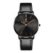 Watch Featuring Leather Strap and Quartz Movement - Colour 2