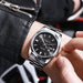 Wristwatch with Date Luminous Hands - Colour 3