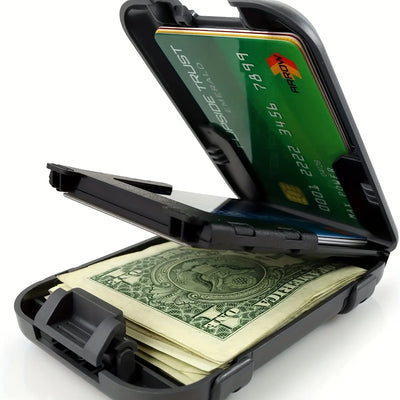Ultra Slim RFID Card Clip Wallet for Cash and Cards