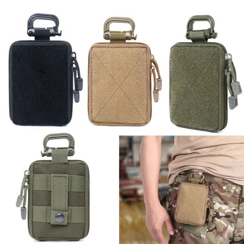 MOLLE Waist Bag Pouch with Phone Pocket Clip Holder