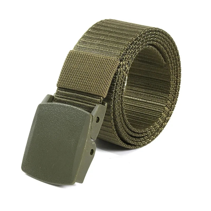 Unisex Tactical Belt with Buckle Adjustable Fit
