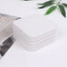 Portable Travel Jewellery Box Organizer Case Compact - White