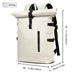 Expandable Travel Backpack With Laptop Compartment - White